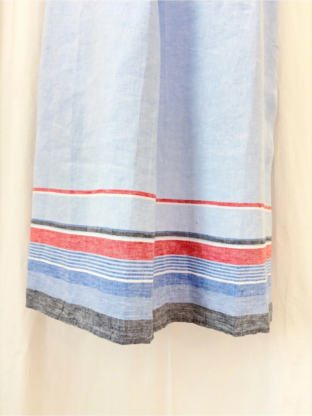 J. Jill Love Linen Cornflower Blue sleeveless v-neck 100% linen dress Size 1X - Picture 6 of 16